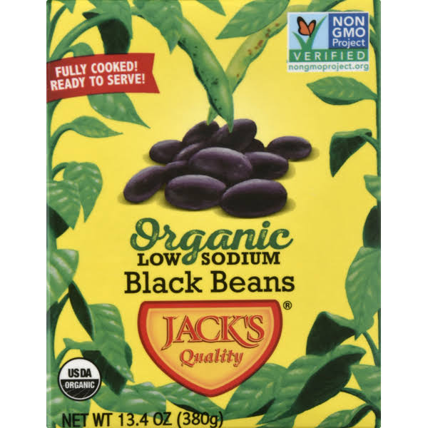 Jack's Organic Black Beans - 13.4oz