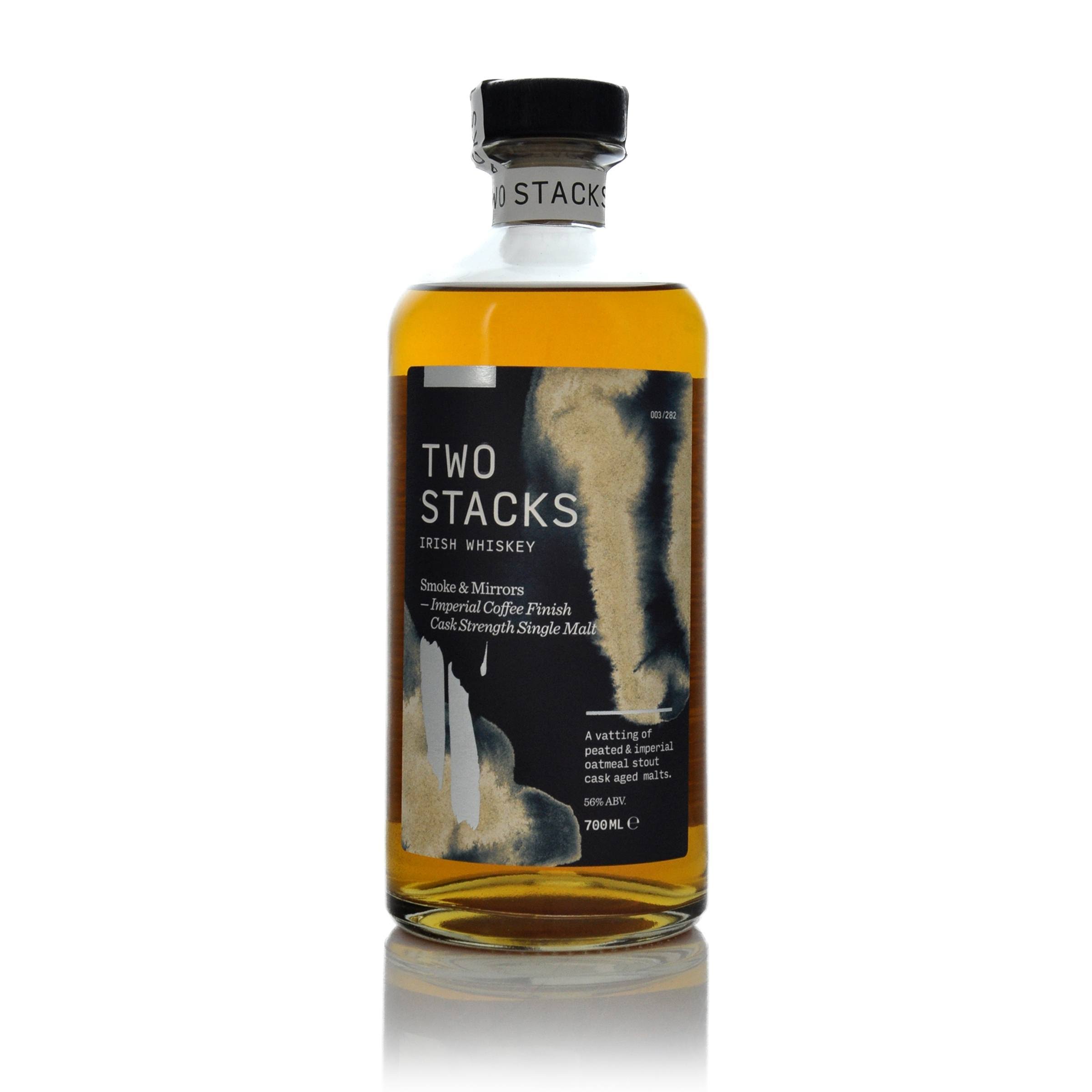 Two Stacks Smoke & Mirrors Cask Strength Blended Irish Whiskey