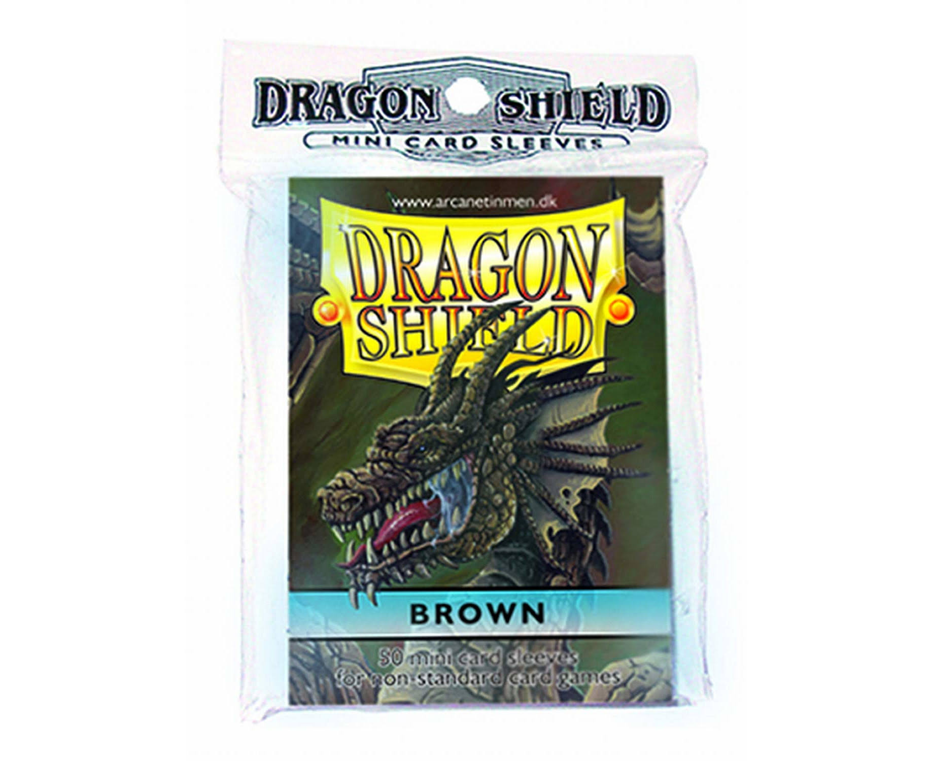 Dragon Shield Sleeves Pack - Brown, Small, 50ct
