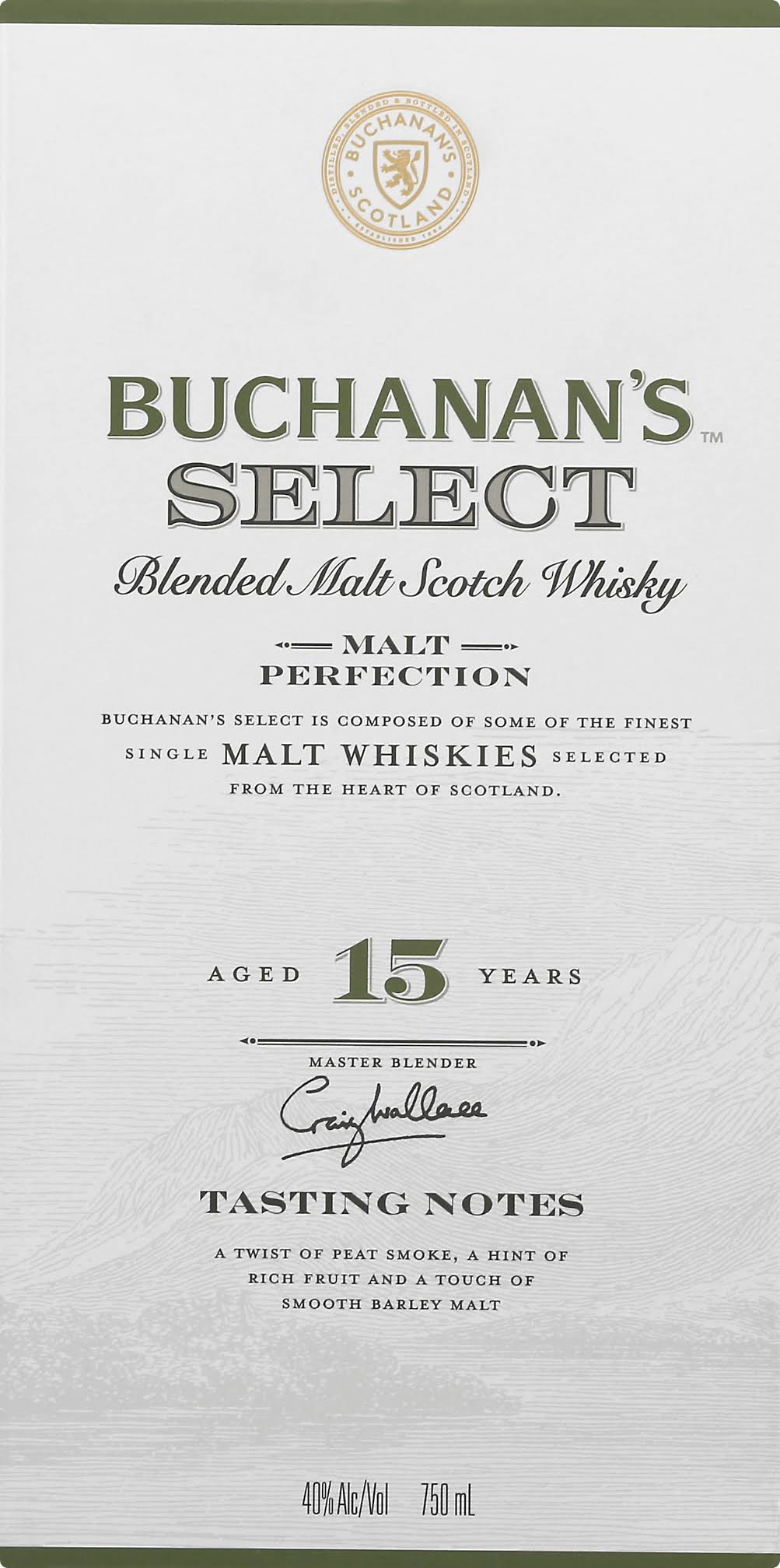 Buchanan's Select 15 Years Old Blended Malt Scotch Whisky