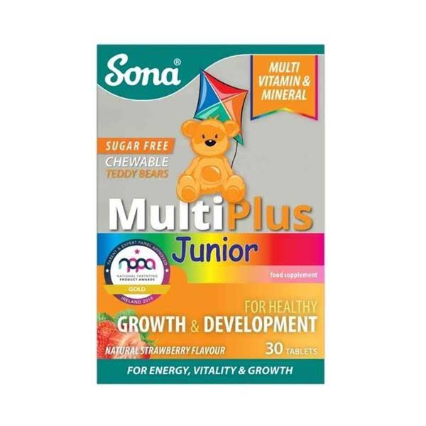 Sona Chewable Multiplus Junior - 30 Tablets