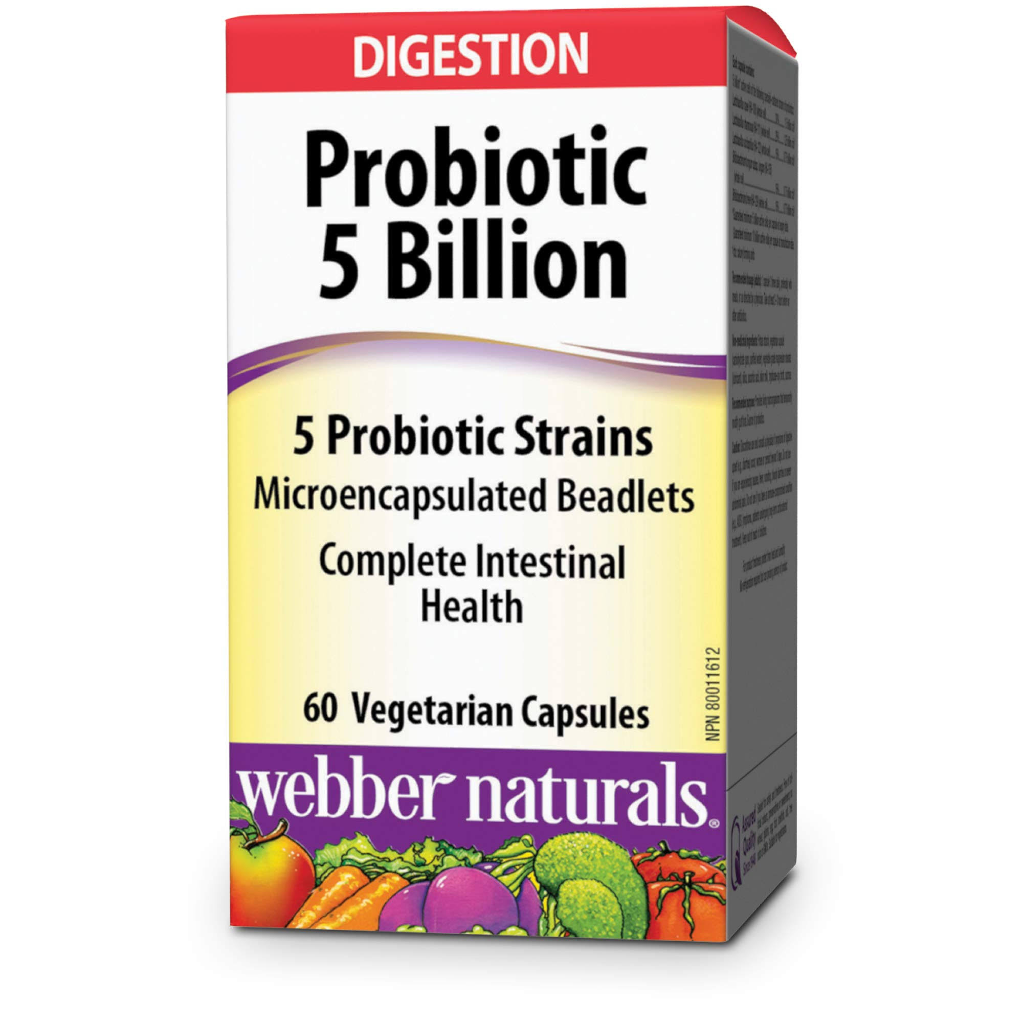 Webber Naturals Complete Probiotic Supplement - 60ct