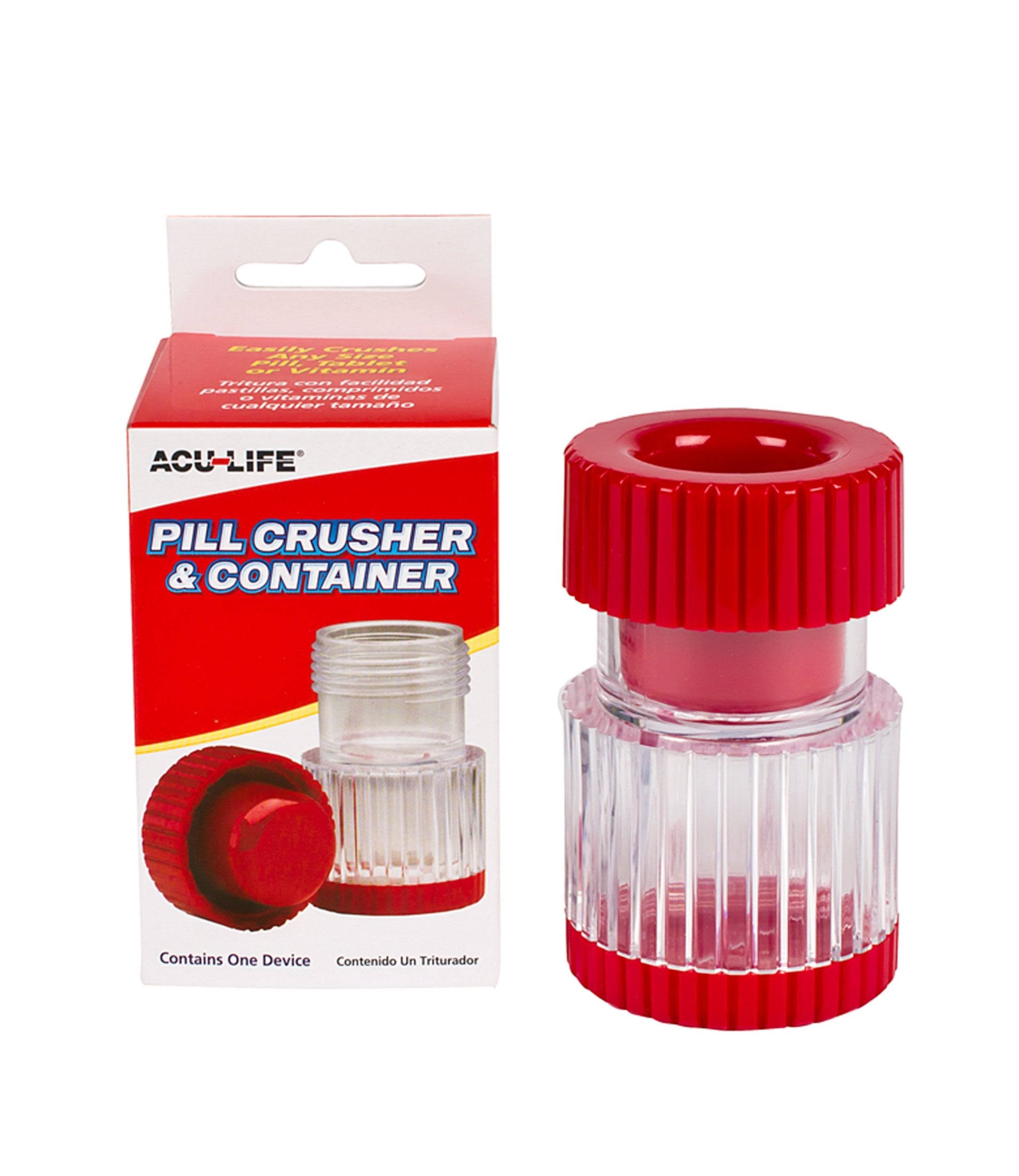 Acu-Life Pill Crusher and Container