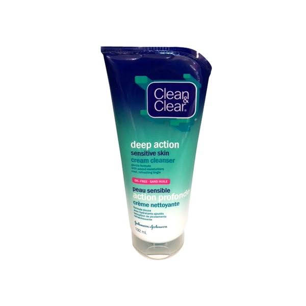 Clean and Clear Deep Action Cream Cleanser - 192ml