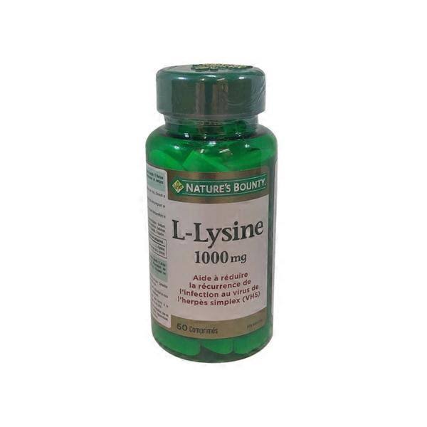 Nature's Bounty L-Lysine Supplement - 1000mg, 60ct