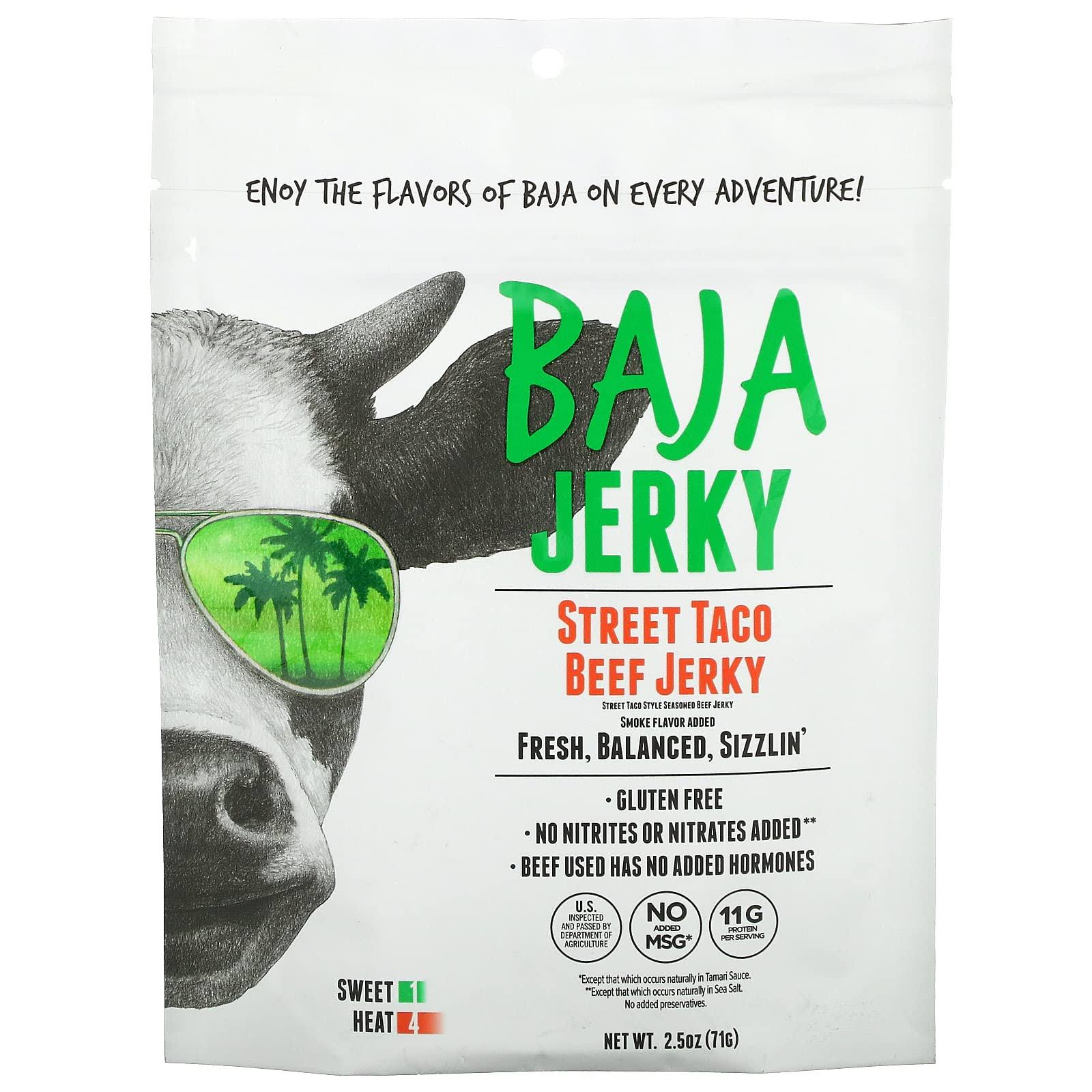 Baja Jerky Beef Jerky Street Taco 2.5 oz (71 g)