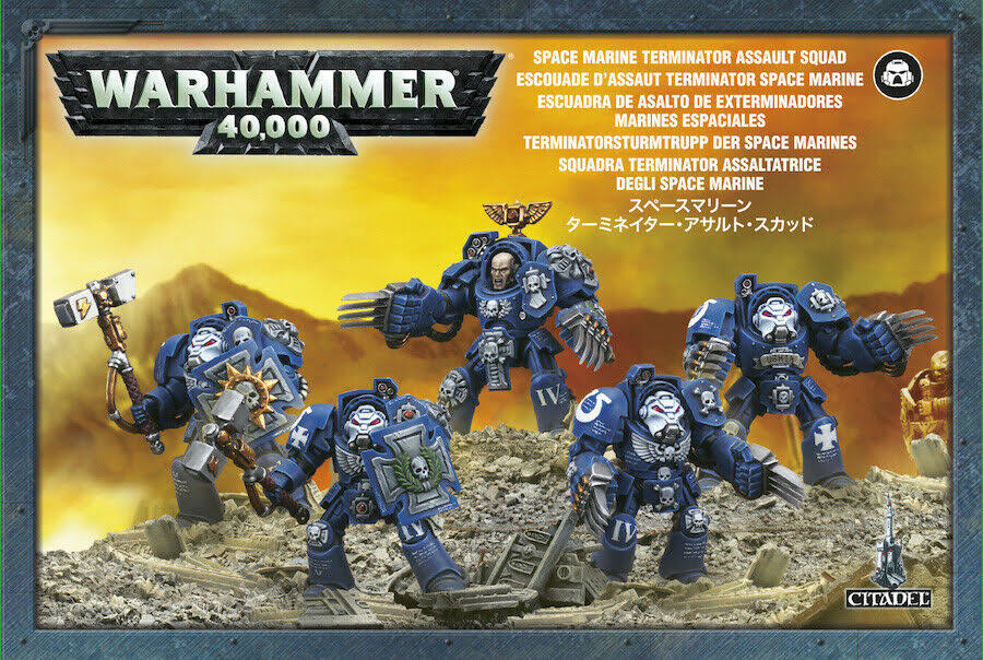 Warhammer 40,000 -- Space Marine -Terminator Close Combat Assault Squad -- G...