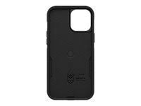 OtterBox Commuter Series - Back cover for mobile phone - black - for Apple iPhone 12 Pro Max