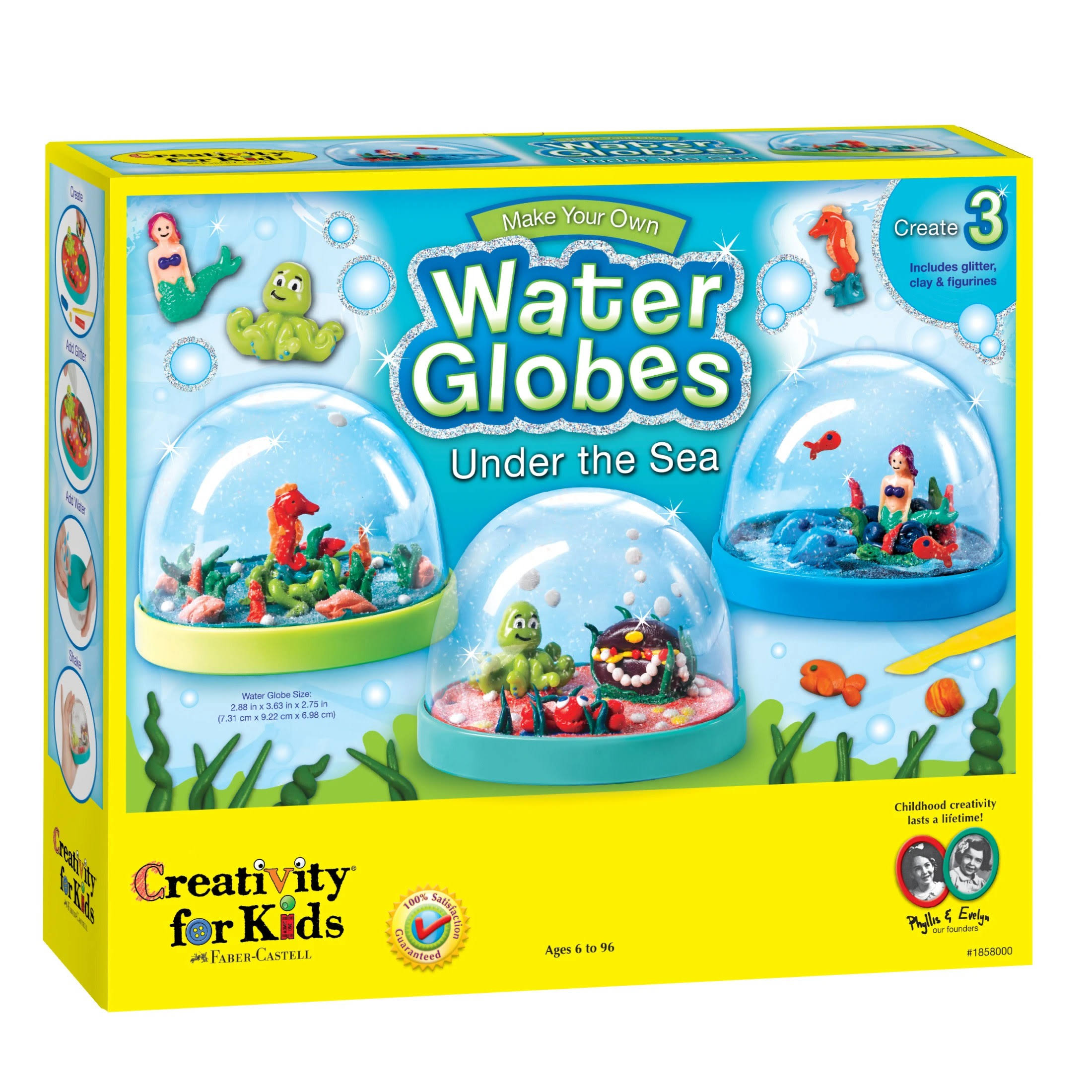 Faber-castell Creativity for Kids Make Your Own Water Globes - Under The Sea