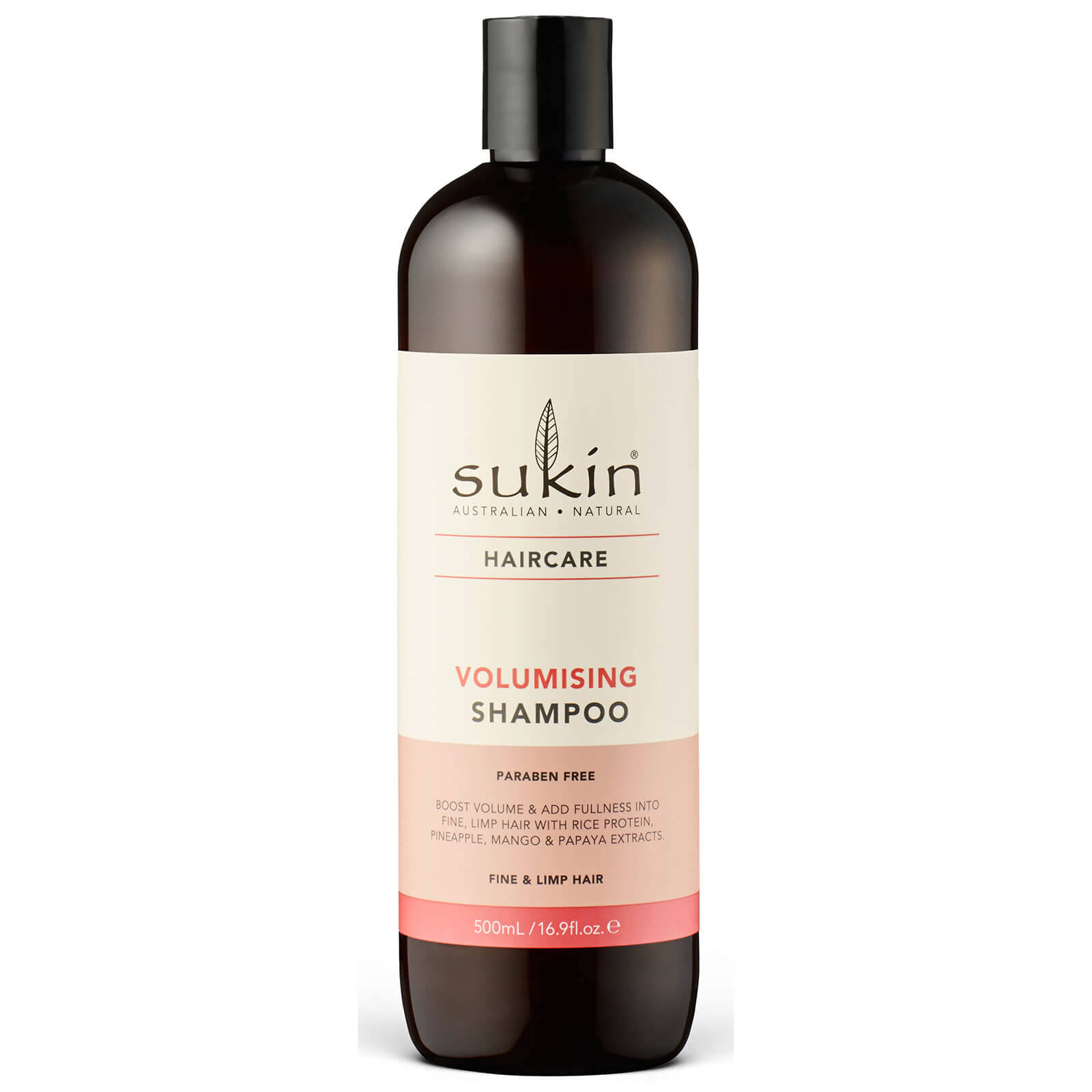 Sukin Hair Care Volumising Shampoo - 500ml