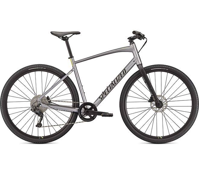 Specialized Sirrus x 3.0 - Gloss Flake Silver / Ice Yellow / Satin Black Reflective - Small