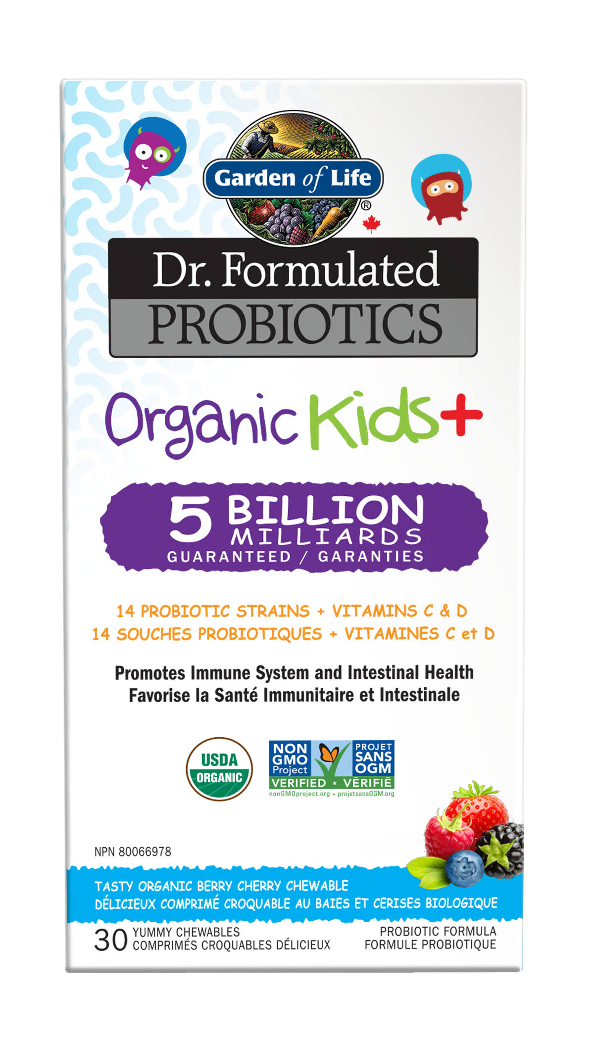 Garden of Life Organic Kid Chew Probiotic ,30 Count