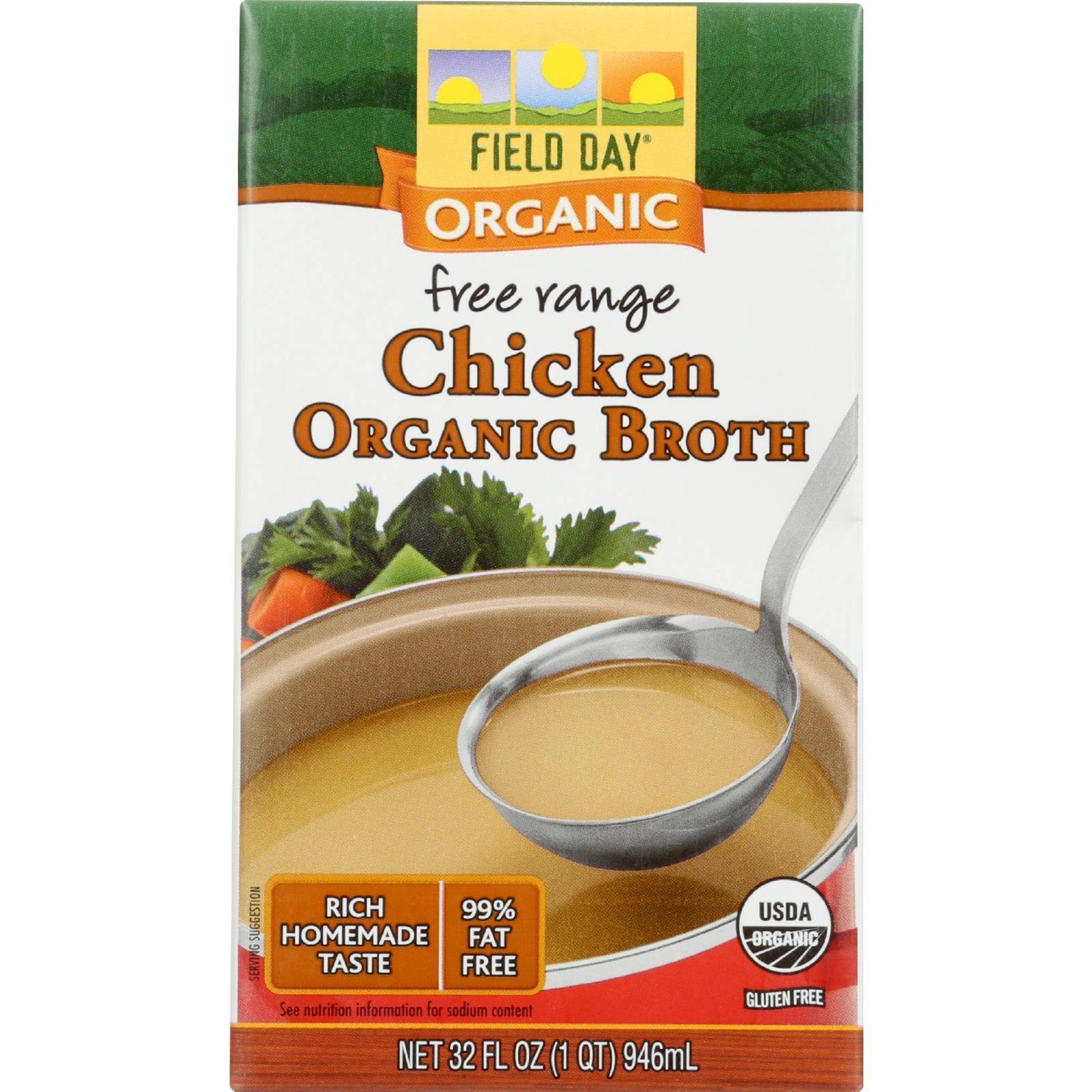 Field Day Organic Chicken Broth - 32oz
