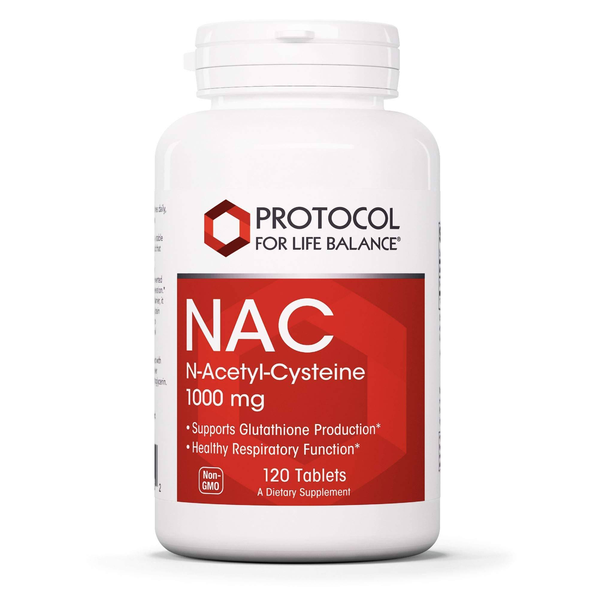 Protocol for Life Balance NAC - 1,000 mg - 120 Tablets