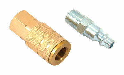 Forney Air Fitting Male Plug and Female Coupler Set
