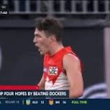 'They can win the flag': Swans send SCARY statement as Giants bad boy in strife AGAIN