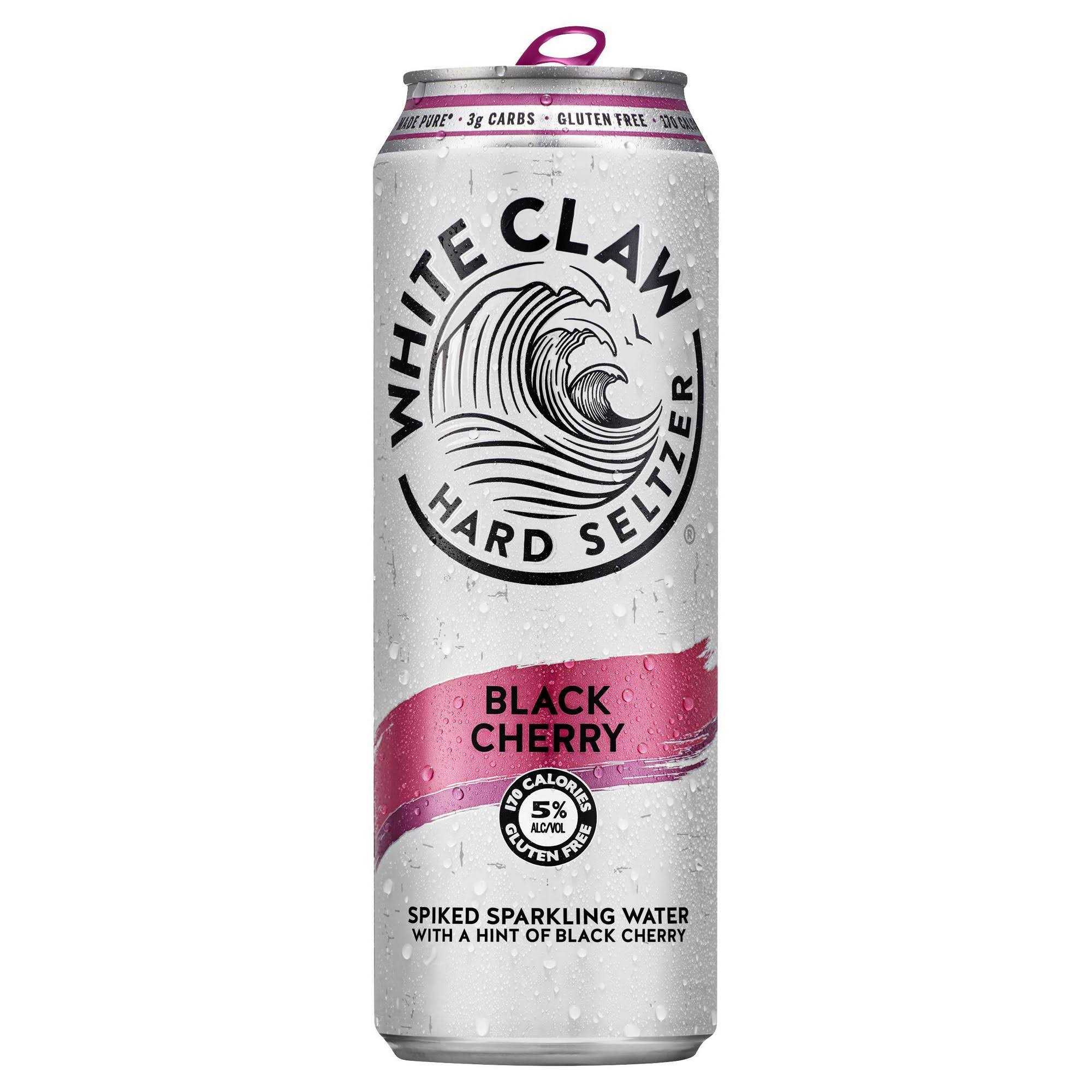 White Claw Hard Seltzer, Black Cherry - 1 pt 3.2 fl oz (19.2 fl oz) 568 ml