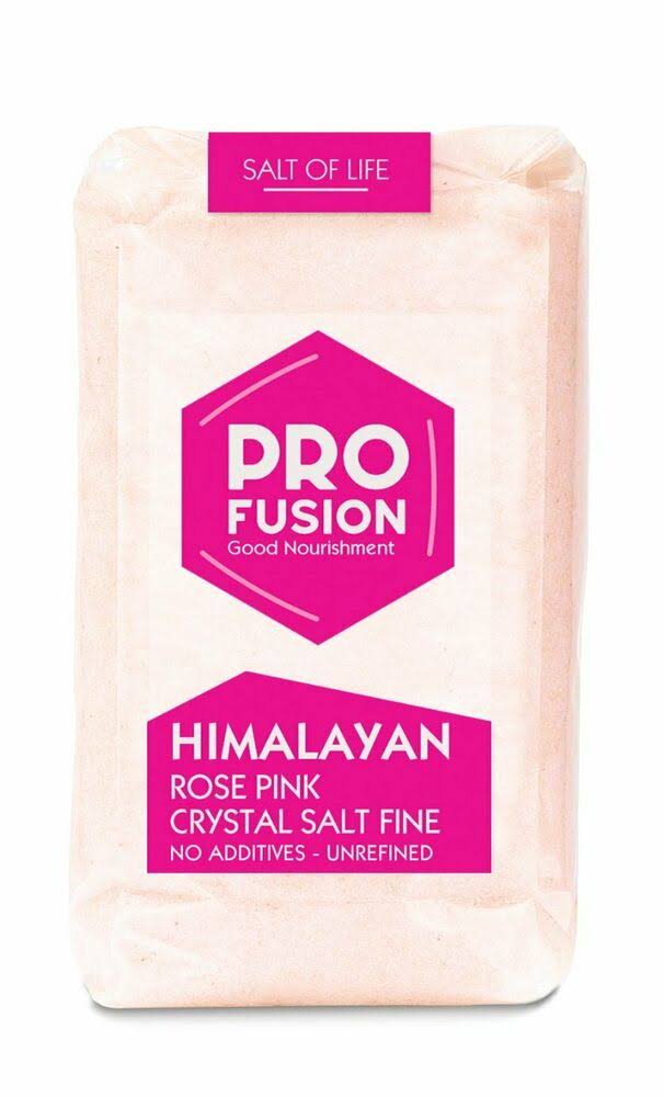 Profusion Himalayan Rose Pink Crystal Salt - Fine, 500g