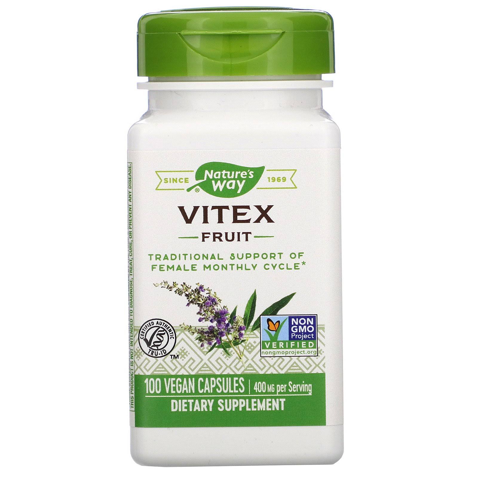 Nature's Way Vitex Fruit - 400 mg x 100 Capsules