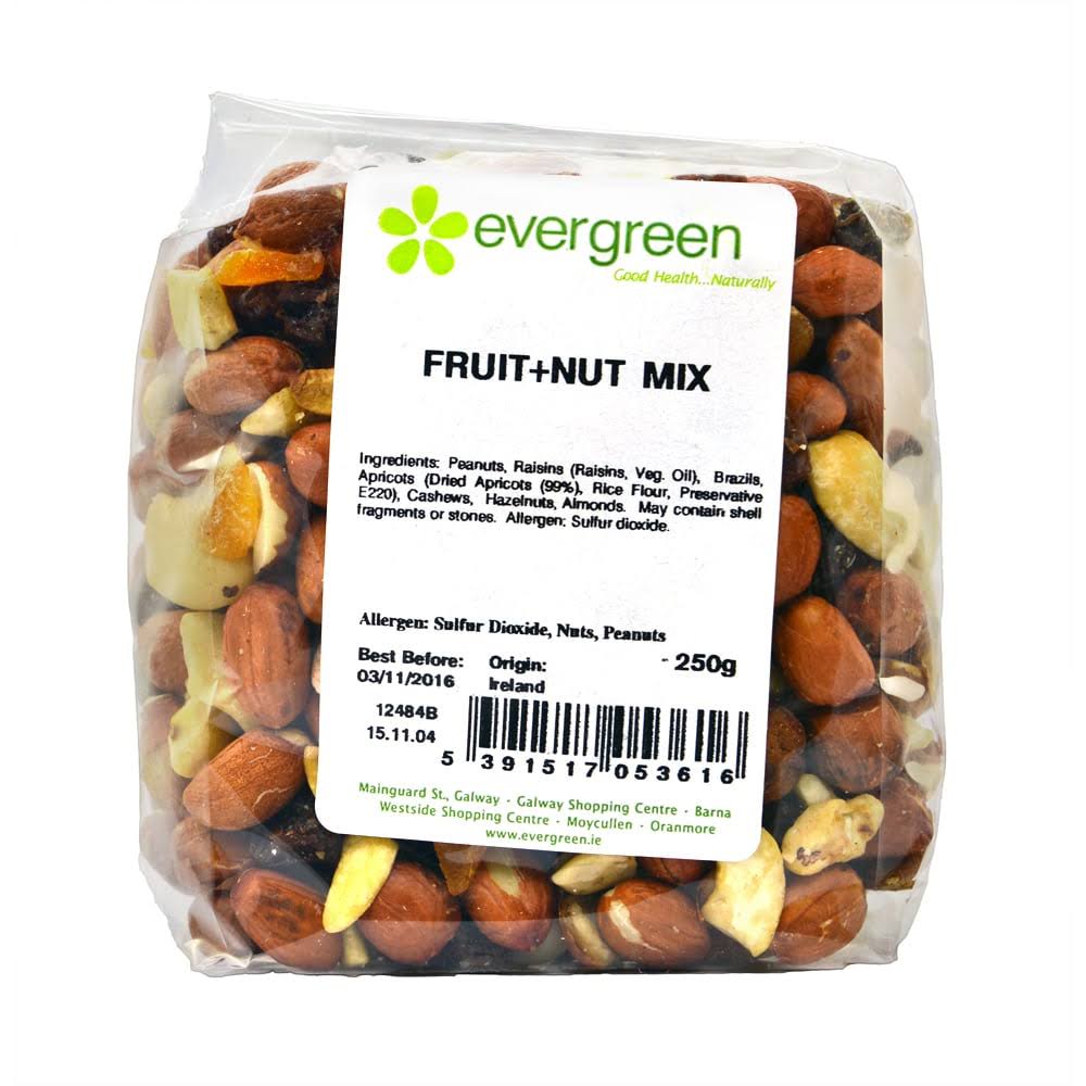 Evergreen Fruit & Nut Mix 250g