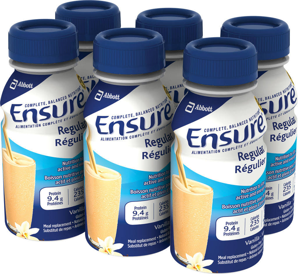 Ensure Meal Replacement - Vanilla, 6 x 235ml