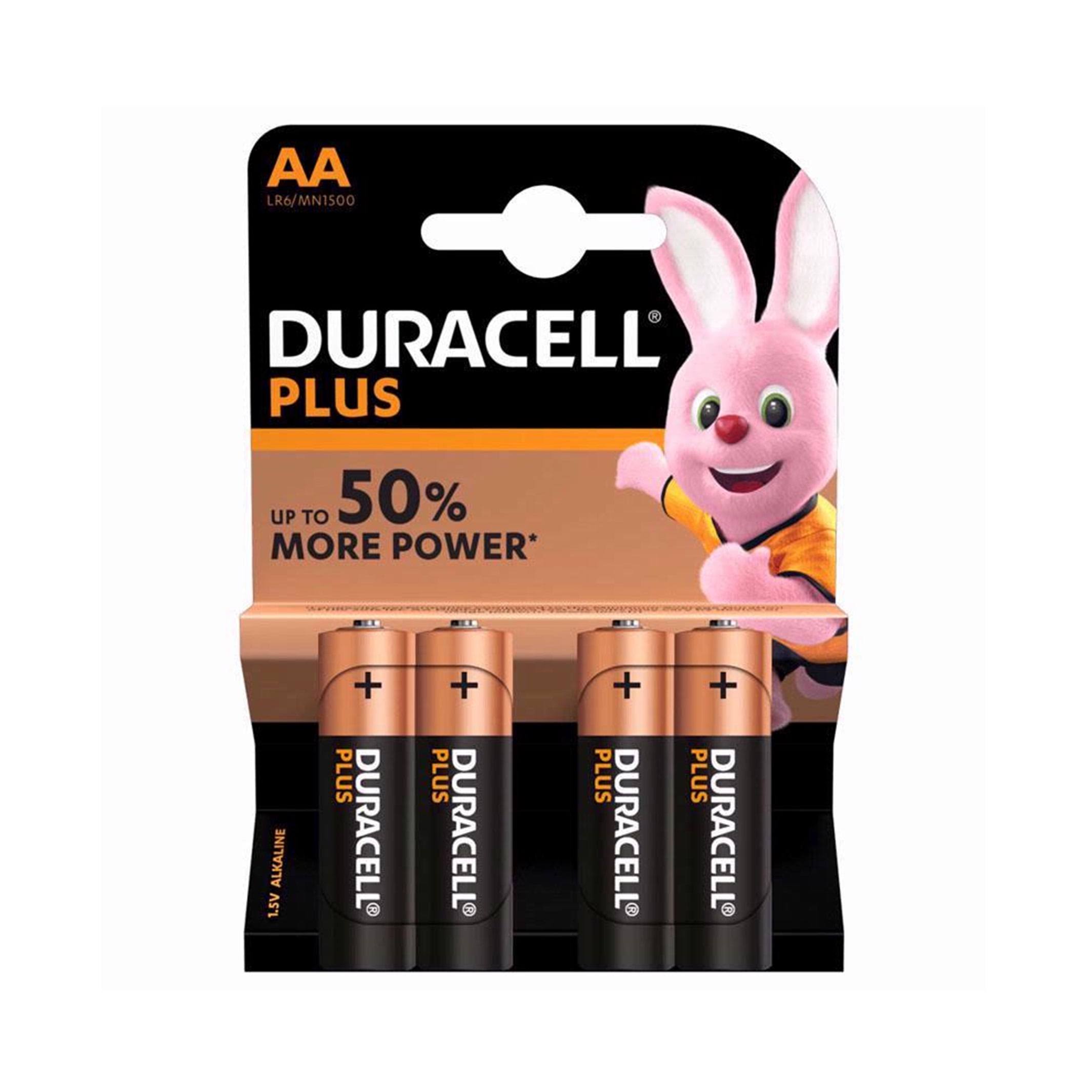 Duracell Plus Power AA Battery | 4 Pack