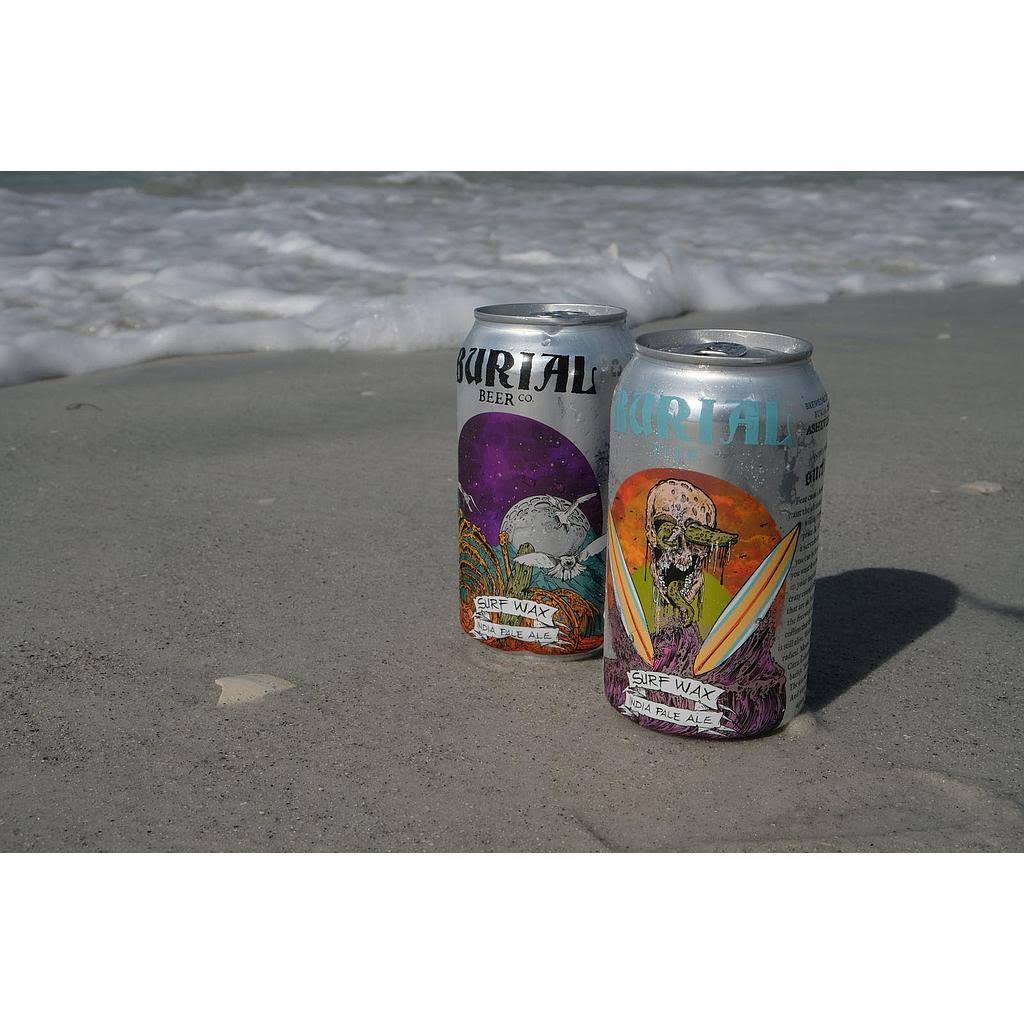 Burial Beer, India Pale Ale, Surf Wax, 6 Pack - 12 fl oz