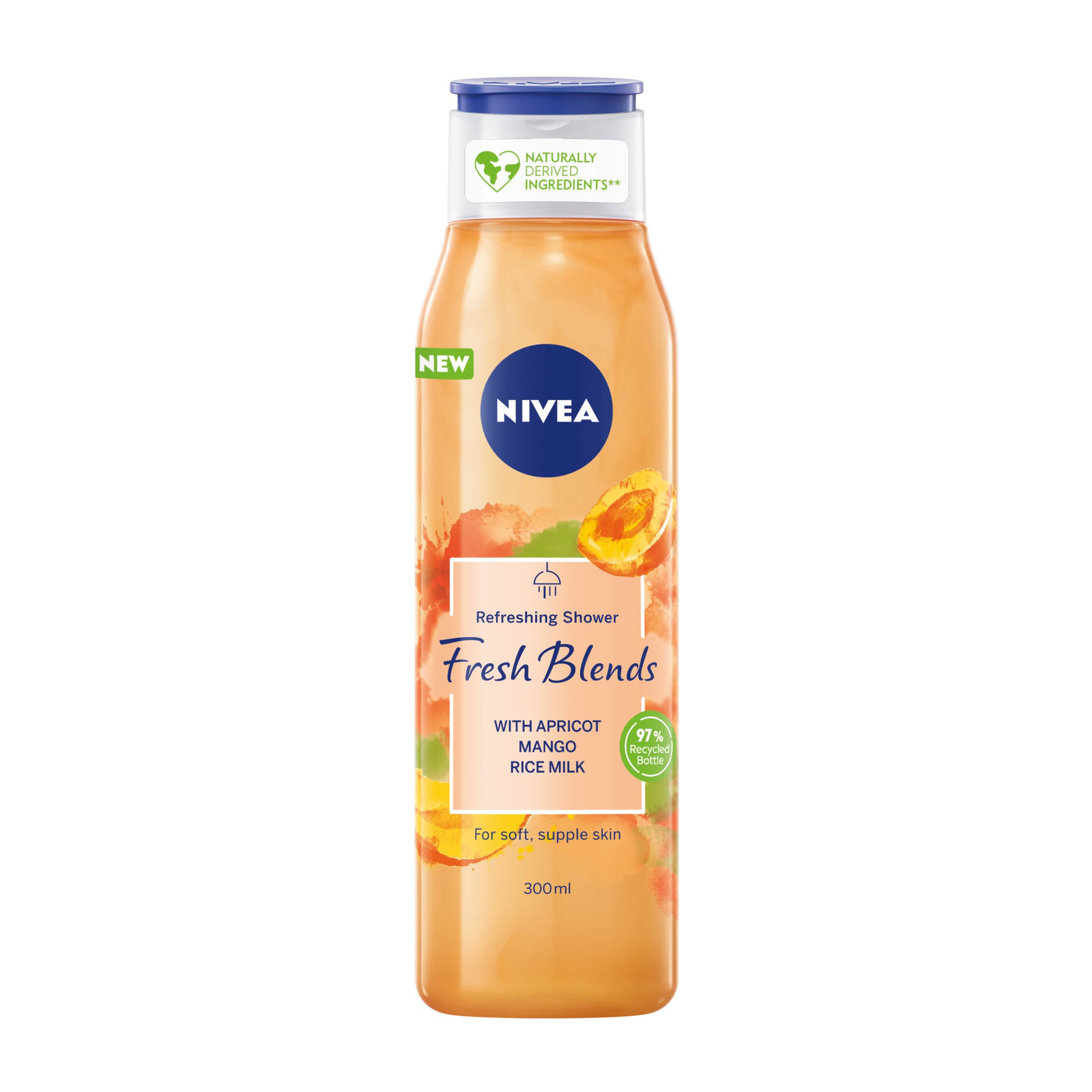 Nivea Shower Fresh Blends Apricot Mango & Rice Milk 300ml