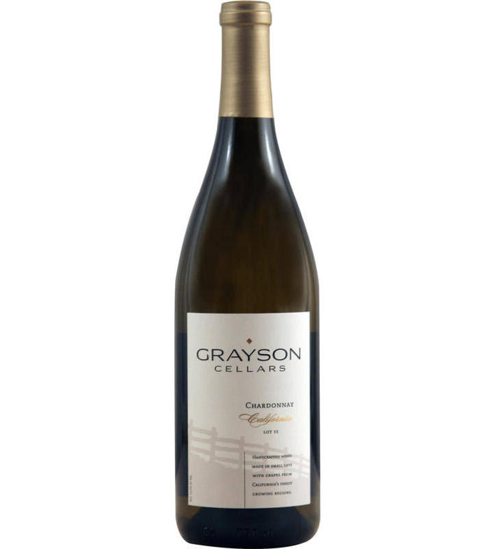 Grayson Cellars Chardonnay, California (Vintage Varies) - 750 ml bottle