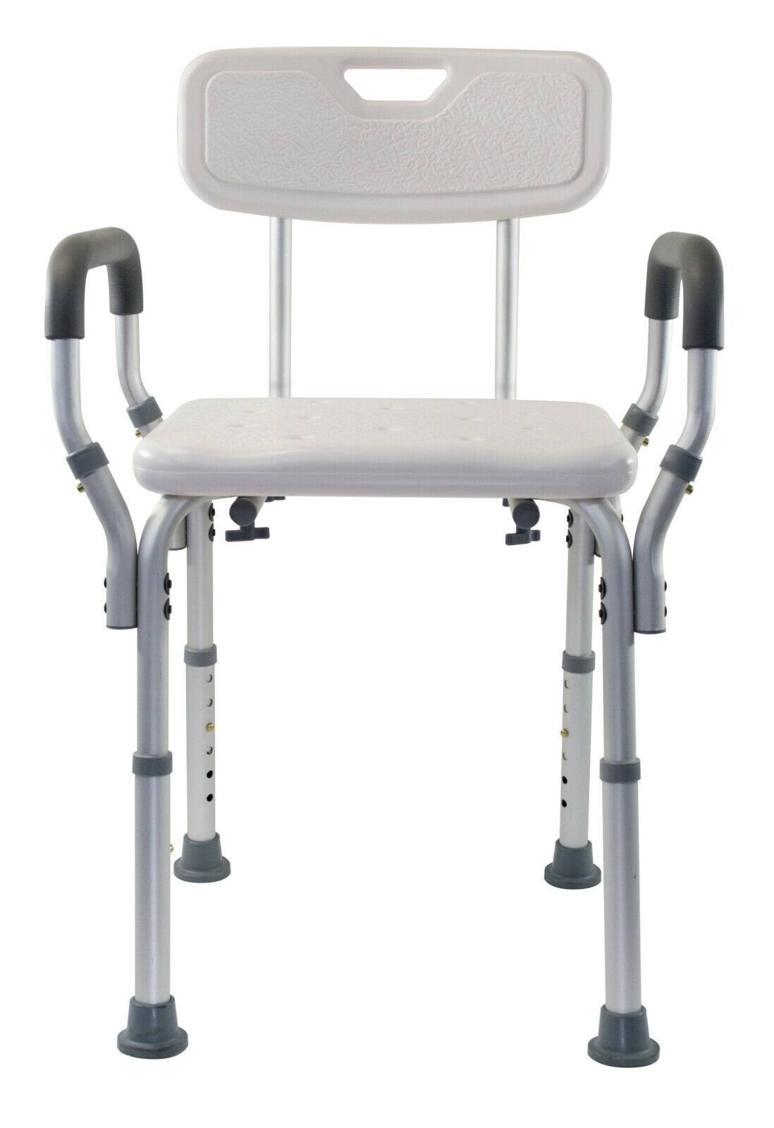 Essential Medical Supply Shower Bench with Arms and Back