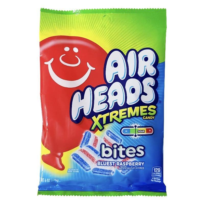 Airheads Xtreme Bites Bluest Raspberry Peg Bag