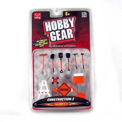Hobby Gear - 1:24 Scale Road Construction Toy Model Set
