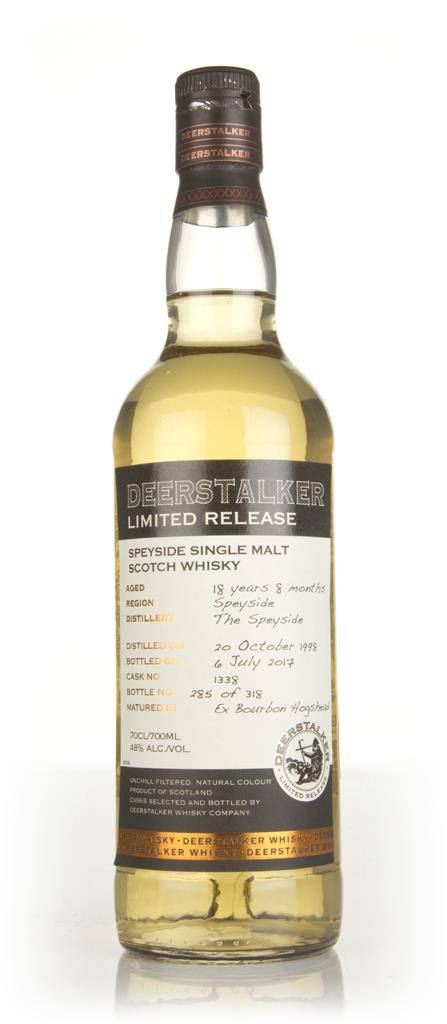 Speyside 18 Year Old 1998 Cask 1338 - Deerstalker Limited Release Single Malt Whisky | ABV 48% 70cl