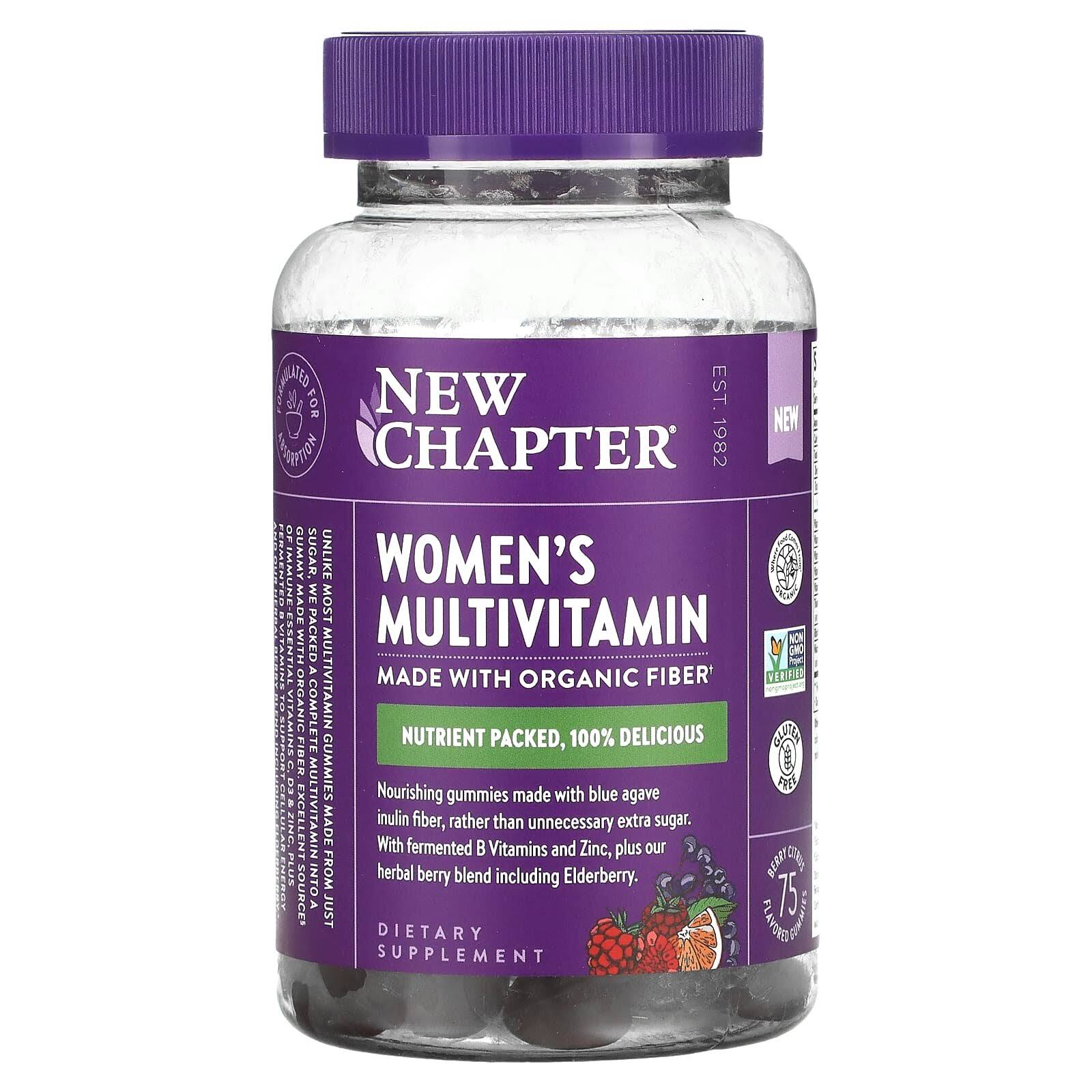 New Chapter Women's Multivitamin Gummies - Berry-Citrus - 75 Gummies
