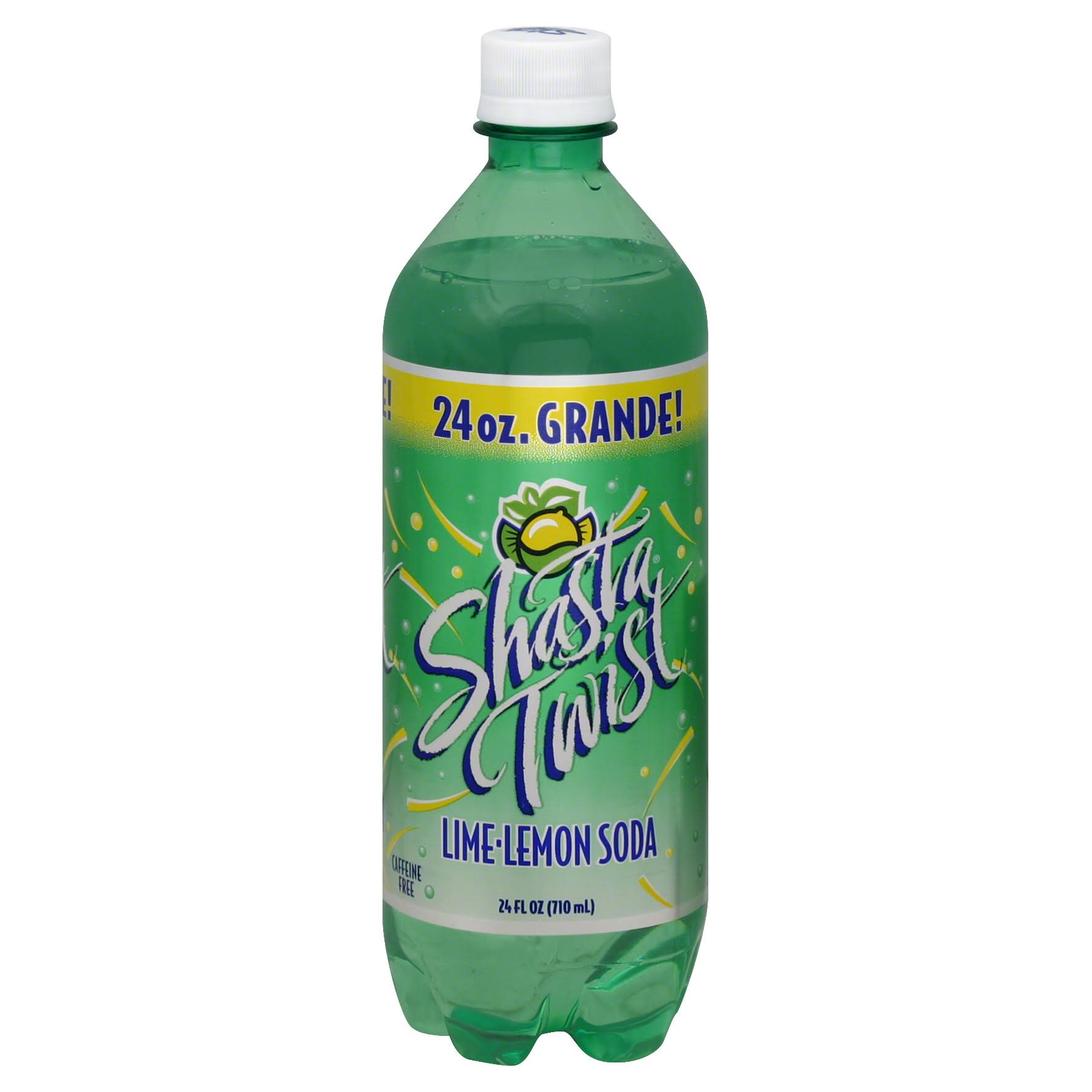 Shasta Soda, Lime-Lemon - 24 fl oz
