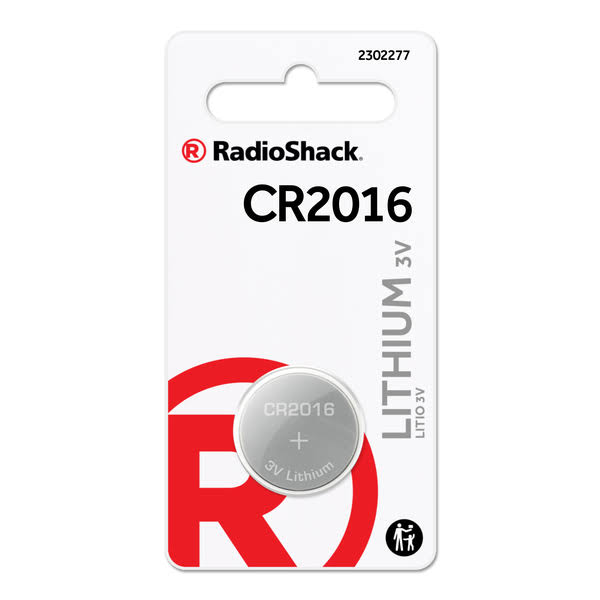 RadioShack CR2016 3V Lithium Coin Cell Battery