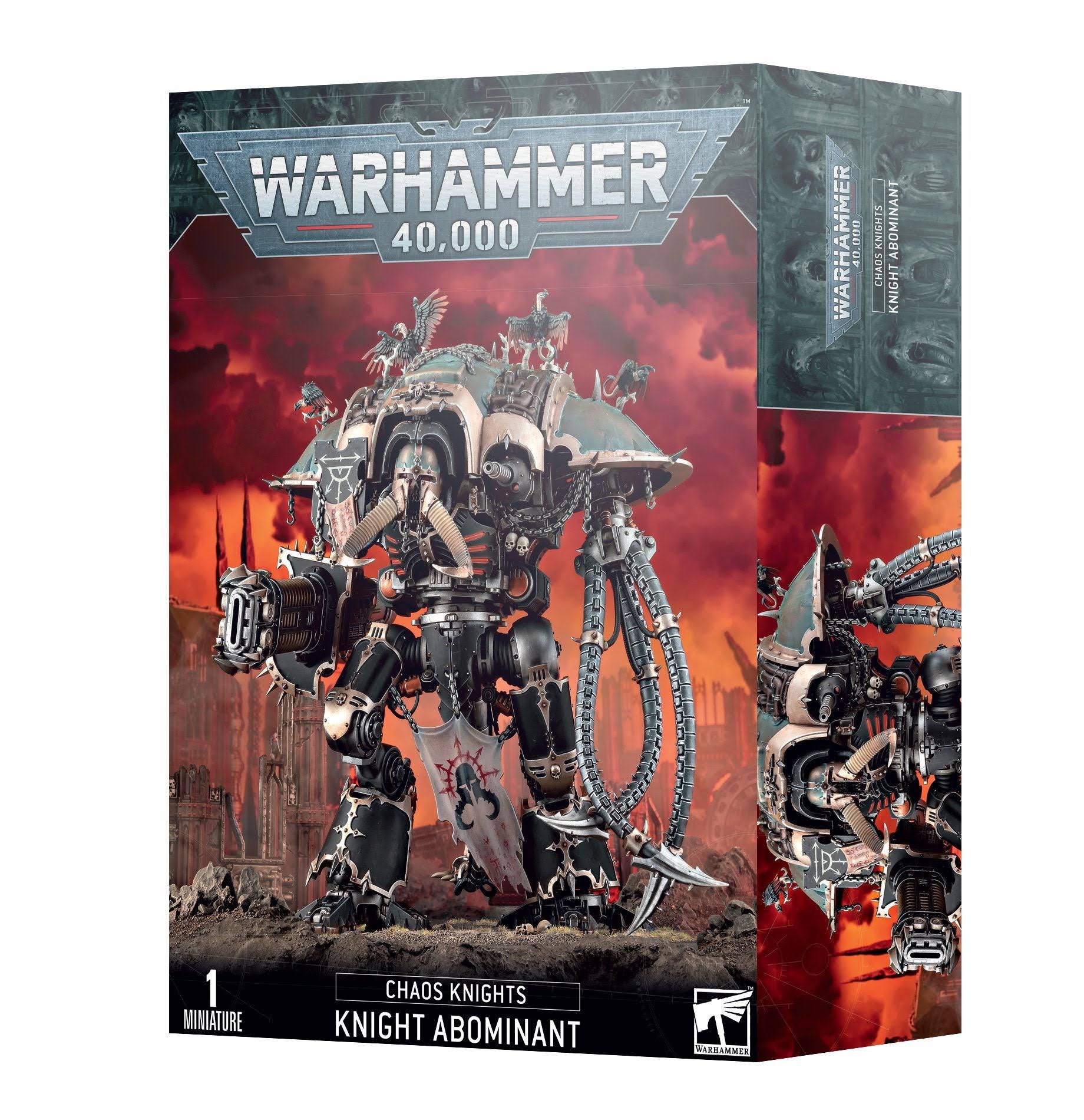 Games Workshop Warhammer 40K : Chaos Knights Knight Abominant