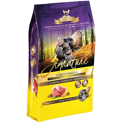 Zignature Turkey Formula Grain-Free Small Bites Dry Dog Food 125lb