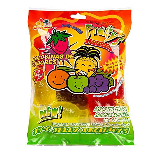 Din Don JU-C Jelly TikTok Candy 12.6oz (360g), 9 pieces X 40g