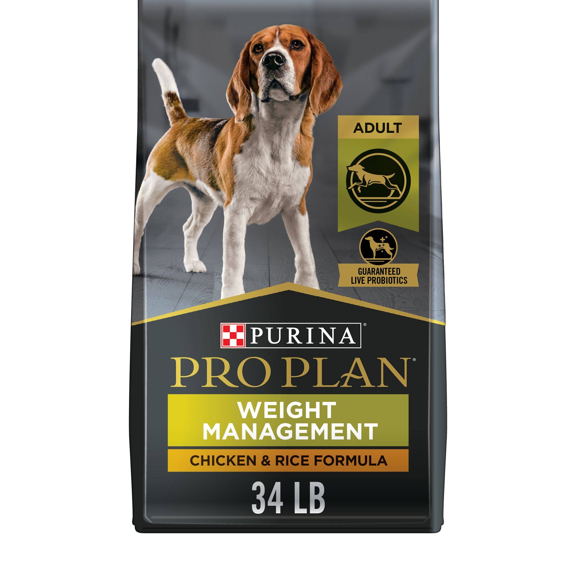 Purina Pro Plan Dry Dog Food - Focus, Adult Weight Management Formula, 6lbs, 34lbs