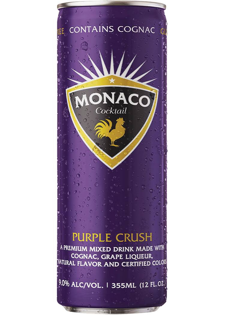 Monaco Cocktail Cognac Purple Crush 12oz