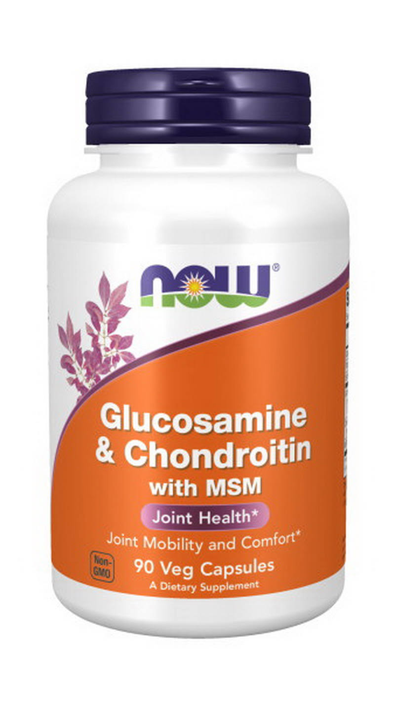 Now Foods Glucosamine & Chondroitin Joint Supplement - 90 Capsules