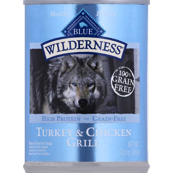 Blue Wilderness Food for Dogs - Turkey & Chicken Grill, 12.5oz
