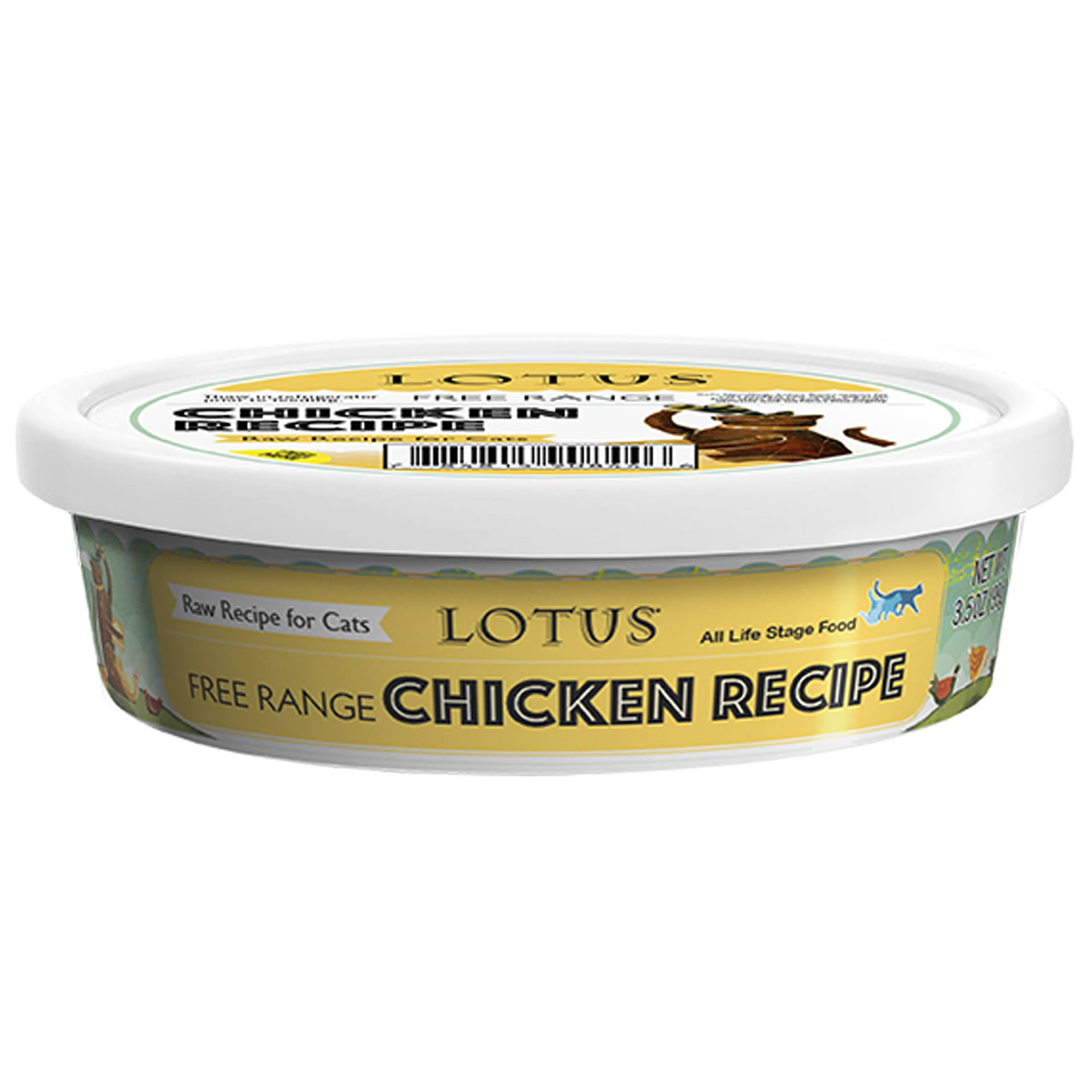 Lotus Chicken Raw Cat Food / 3.5 oz