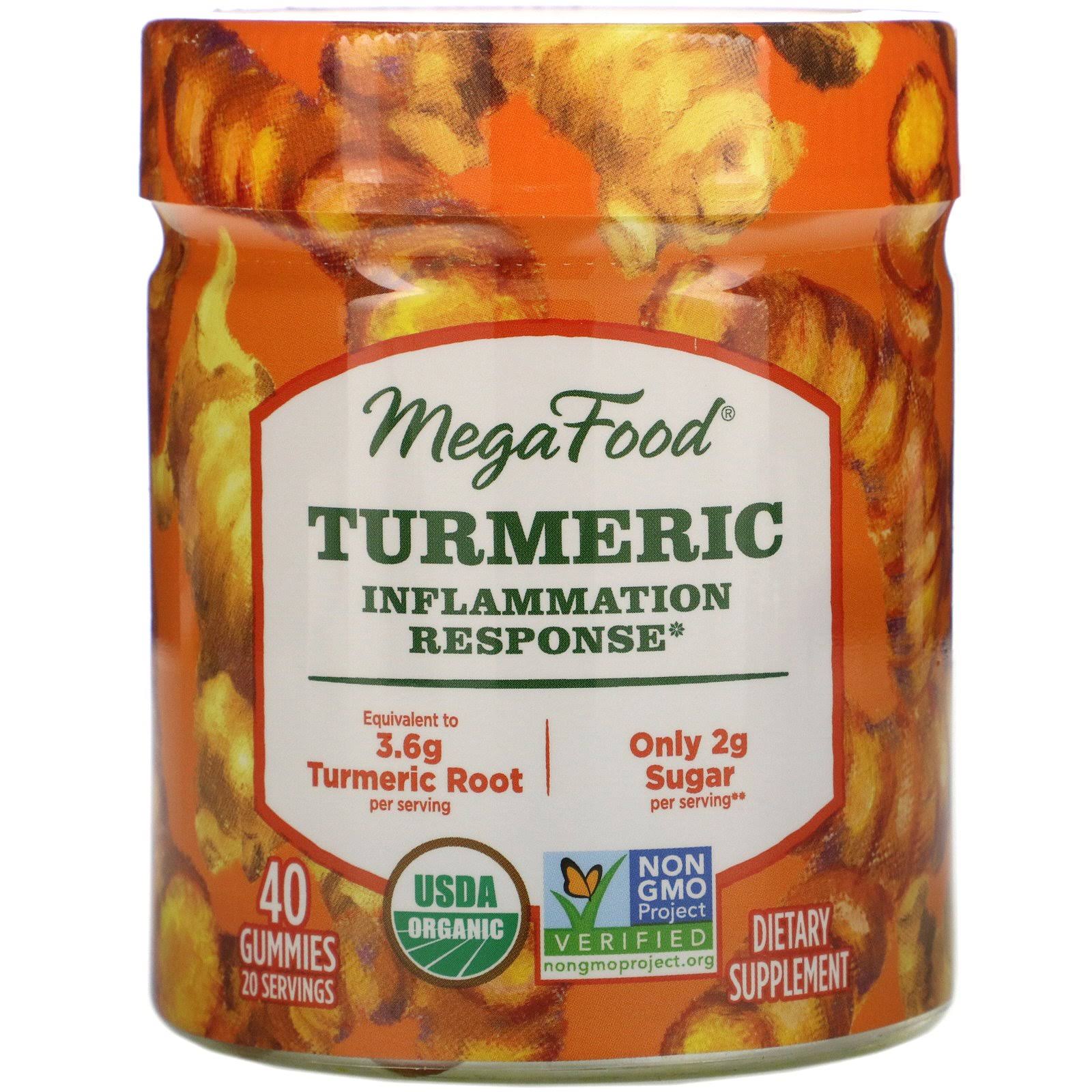 MegaFood - Turmeric Inflammation Response - 40 Gummies