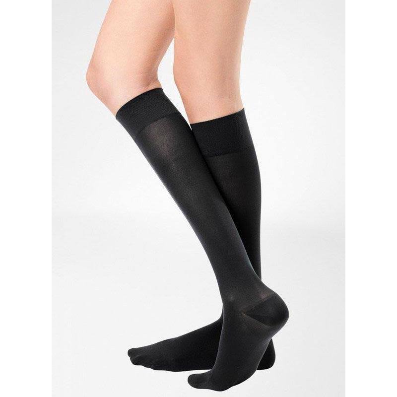 Bauerfeind VenoTrain Micro Knee-high Compression Stockings - Black, Small, 20-30mmHg