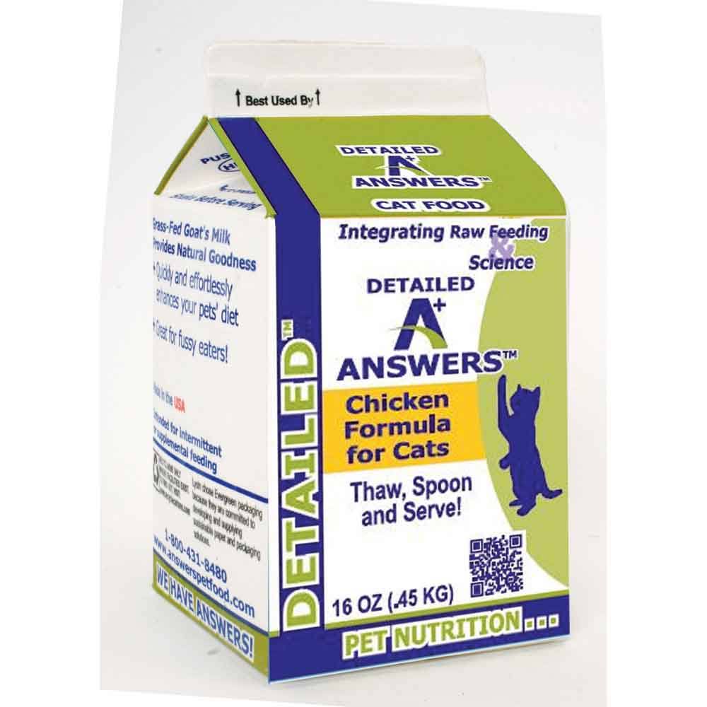 Answers Detailed Chicken Pounder Cat (1lb)