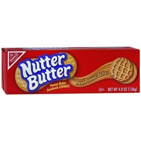 Nabisco Nutter Butter Peanut Butter Sandwich Cookies - 4.8oz