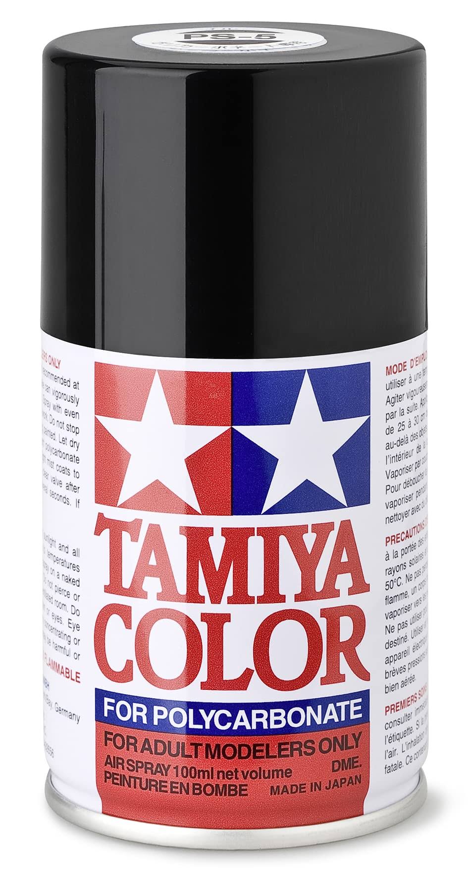 Tamiya Polycarbonate Spray - Black, 100ml