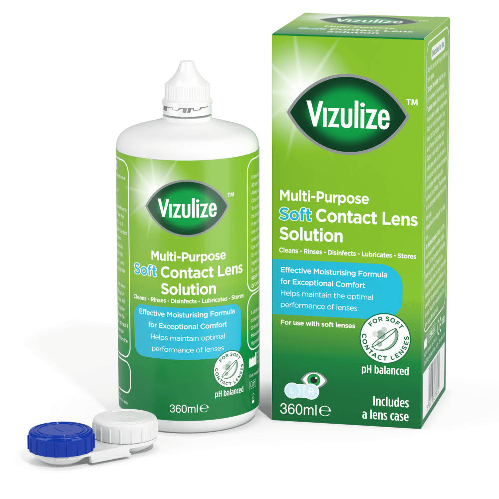 Vizulize All in One Soft Contact Lens Solution 360ml